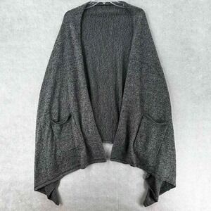 Lululemon Cardigan Poncho Sweater Womens‎ Size OS Gray Arm Holes Pockets